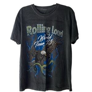 Rolling Loud BasttWorld Tour 2023 Travis Scott T shirt Men's L EUC